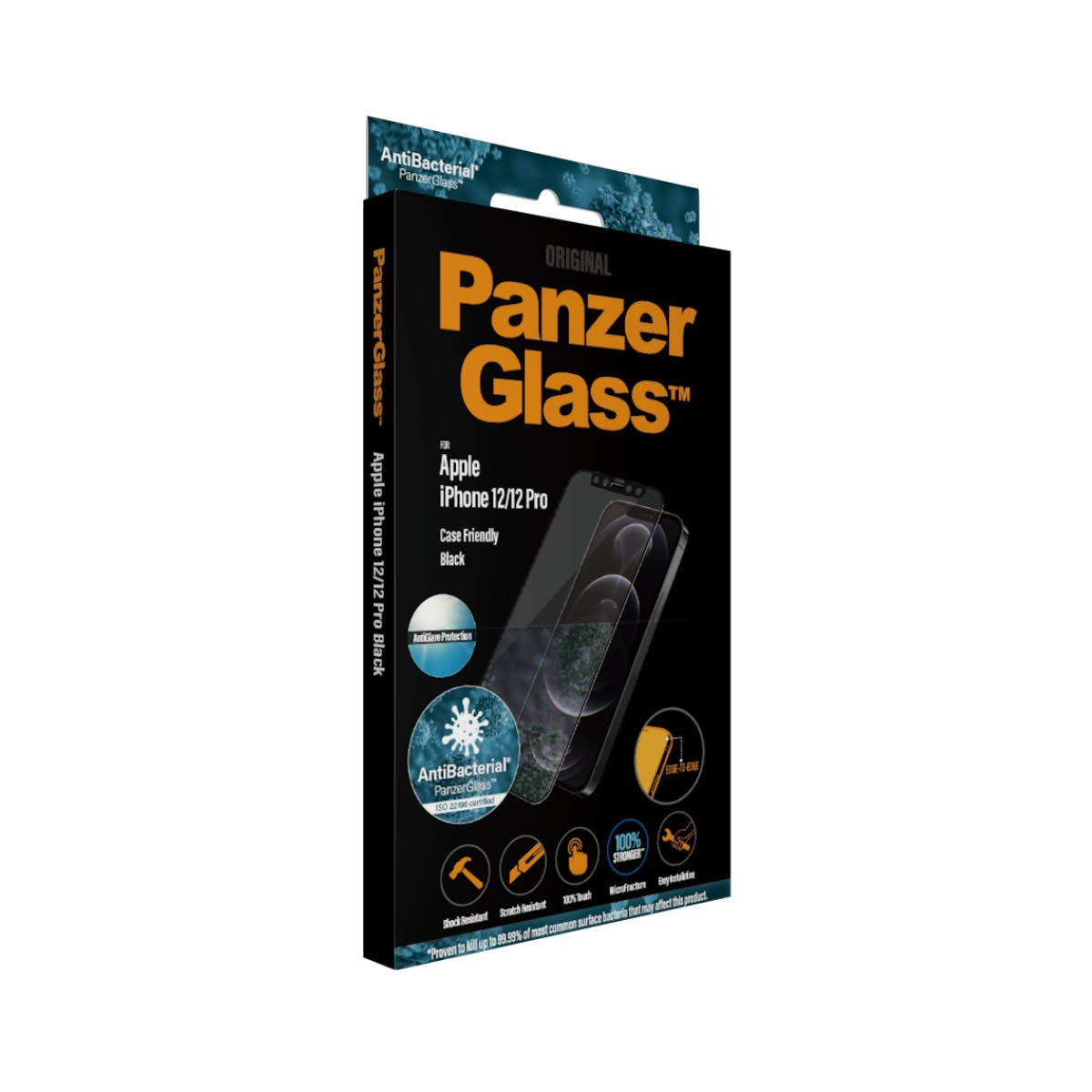 PanzerGlass® Anti-glare Screen Protector iPhone 12 | 12 Pro | Edge-to-Edge